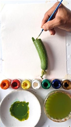 😍🎨 Half Painted Turai Look!|#torai #gilki #tori #shorts #trending #artbox #art #turaikisabji