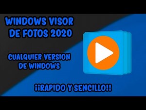 DESCARGAR E INSTALAR VISOR DE FOTOS DE WINDOWS 2020 || CUALAQUIER VERSION