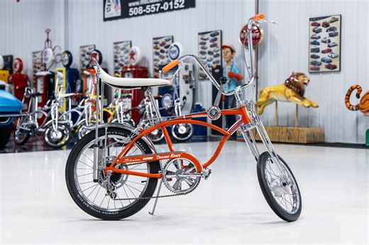No Reserve: 1968 Schwinn Sting-Ray Orange Krate Bicycle