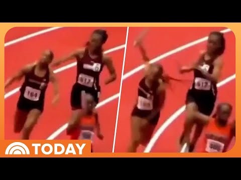 Video shows high school runner appearing to strike fellow athlete