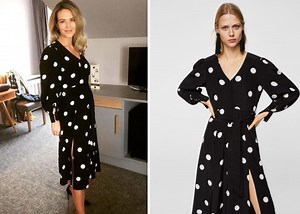 Aoibhin Garrihy's Polka Dot Dress Is A Fashion Bargain For Mums-To-Be