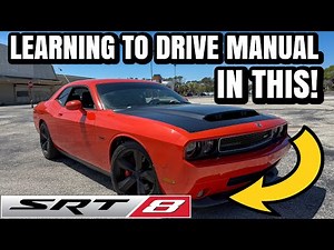 Learning Stick in a 425HP Dodge Challenger SRT8!