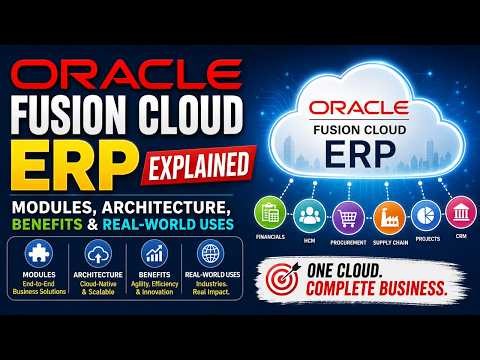 Oracle Fusion Cloud ERP Explained: Modules, Architecture, Benefits and Real-World Uses