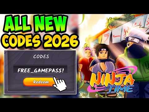 ALL WORKING NINJA TIME CODES ROBLOX - All New Ninja Time Codes 2026! (ANNIVERSARY UPDATE)