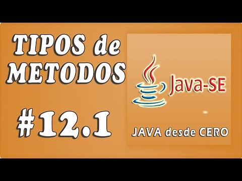 Tipos de métodos en JAVA | Curso JAVA desde CERO | Buhoos