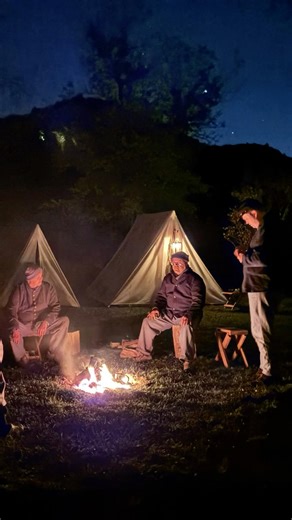 Civil War Reenacting Encampment at the Valley and Hills of Norskendalen #civilwarreenactment