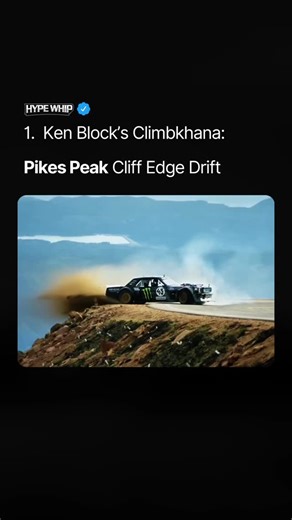 HYPEWHIP on Instagram: "Which moment was the most iconic for you and why? 🔥 Ken Block revolutionized automotive entertainment by transforming precision driving into a high-stakes art form that blurred the line between calculated skill and pure insanity. His Gymkhana series captivated billions by showcasing man and machine pushed to their absolute limits in some of the world’s most demanding environments. The Pikes Peak Cliff Drift In Climbkhana, Block piloted his 1,400-horsepower Hoonicorn V2 u