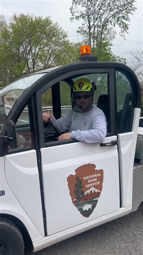 61K views · 593 reactions | We're federal employees, of course we're months late to every social media trend! This #WorkforceWednesday, we're highlighting all the people who make our park run smoothly! #NationalParkWeek 量 Video description: Rangers at the Paterson Great Falls making exaggerated jokes about their jobs. | Paterson Great Falls National Historical Park | Facebook