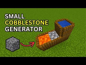 Minecraft Tutorial: Small Cobblestone Generator