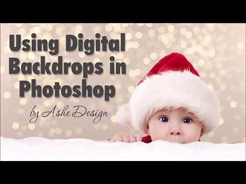 Using Digital Backdrops in Photoshop