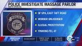 One person arrested for operating an illegal massage parlor in North Syracuse