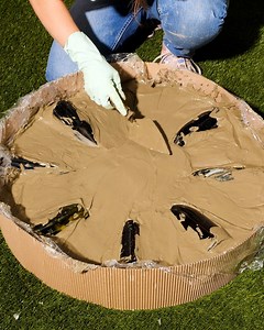 408K views · 208 reactions | Trapping Glass Bottles In Concrete | Science, Tech and Universe | Facebook