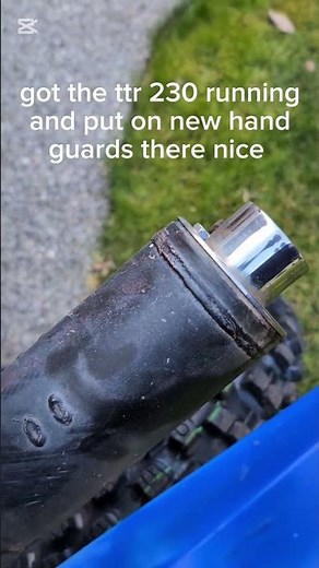 running good now re built the carb #cleanasf #dirtbike #yamaha