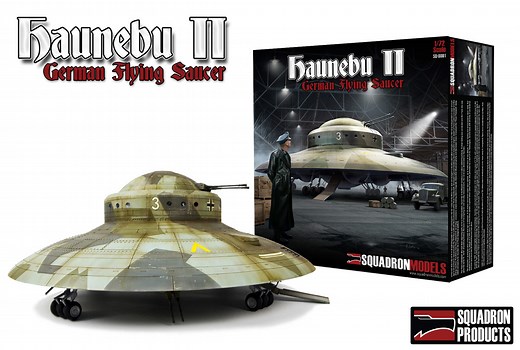 何だこれは?? 突如2つのメーカーから円盤兵器ハウニブIIのキット発売!