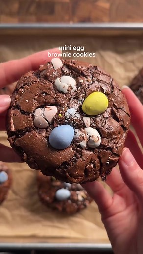 Decadent Mini Egg Brownie Cookies Recipe