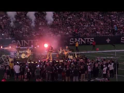 New Orleans Saints vs Carolina Panthers Halftime Show | Louisiana's Own Jordan Davis Performs!