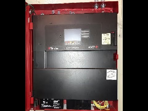 Panel de incendio Simplex 4007/Simplex 4007es fire panel