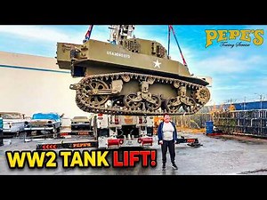 Lifting an Original World War 2 Tank!