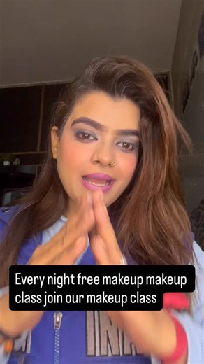 Jyoti Awasthi on Instagram: "Every night, free, Makeup Class, join our new Makeup Class"