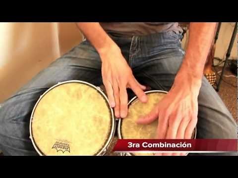 Roberto Serrano on Bongo (Basic Martillo Pattern), Tutorial 2012. Private Lesson.