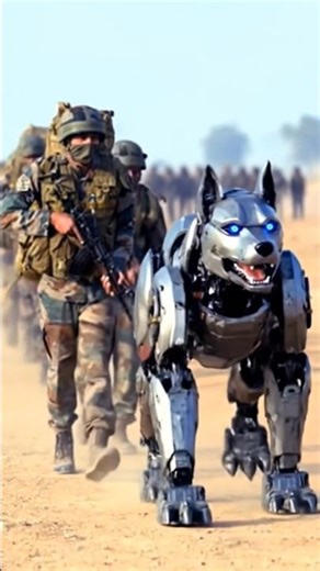 indian new army robot dog 🪖🎖️ #music #punjabisong #newsong #rap #punjabimusic