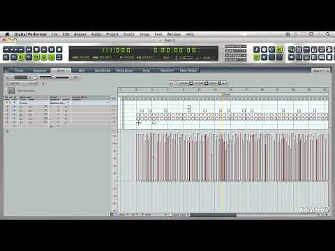 Digital Performer 8 102: Working With MIDI - 6. Editing Drums in the Drum Editor