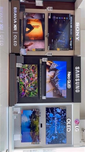 LG OLED TV | Samsung Neo QLED TV | Sony Bravia Mini LED TV In One Frame | OLED Vs Mini LED Vs QLED