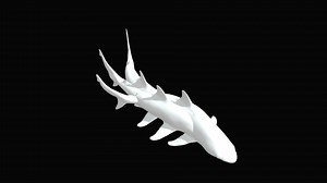 Shark Movement (multiple body, 1 head, v2) - Download Free 3D model by Museum for Touch- Research: Accessible Museums (@museumfortouch)