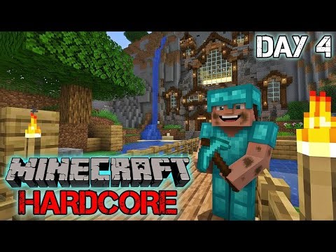 EXPANDING my CLIFFSIDE BASE in Hardcore Minecraft!