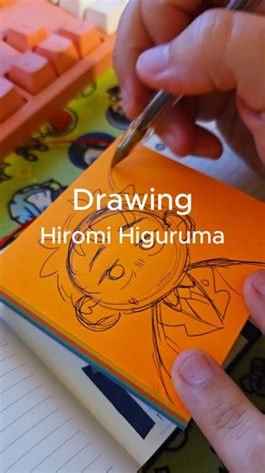 Starglow on Instagram: "Should i do more sticky note doodles? #jjk #jjk3 #hiromihiguruma #doodld #sketch"