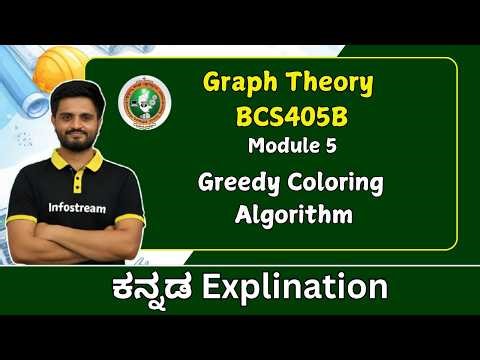 Greedy coloring Algorithm Problem | module 5 | Graph Theroy | VTU, All Universities