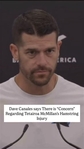 Panthers rookie wide receiver Tetairoa McMillan is questionable for the team’s week 10 matchup against the Saints after sustaining a hamstring injury during practice. Dave Canales says there is concern regarding his availability Sunday. | Carolina Blitz