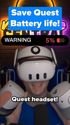 Improve Battery Life on Quest VR Headset! #quest2 #quest3 #vr #metaquest #questcreatorpartner