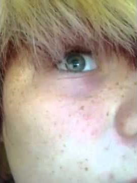 My werewolf teeth and eyes :)