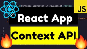 React.js Native Context API Tutorial React State Management Tutorial For Beginners