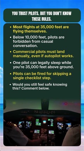 Most People Don’t Know This Cockpit Rule