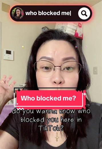 Who blocked me? #effect | who blocks me effect filter