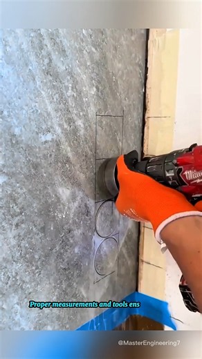 Perfectly Aligned Outlet Holes with a Laser Level & Hole Saw ⚡🛠️