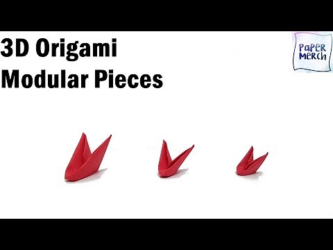 How To Make 3D Origami Modular Pieces