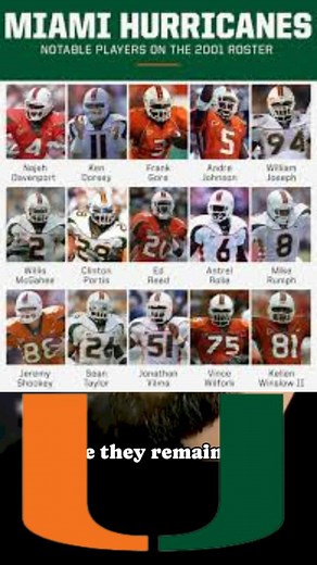 The 2001 Miami Hurricanes Roster Was Just the NFL Pro Bowl Roster How many PRO BOWLERS came out of one college team? The answer is staggering. 🤯 Hosts Matt Lavelle & Bern Podcasy of the Working Perspectives Podcast are blown away by the sheer volume of NFL talent on the 2001 Miami Hurricanes. That team didn't just have future pros—it had an entire roster of stars. Here are the final, shocking numbers discussed: A total of 38 players from this single roster were drafted into the NFL. A stunning 