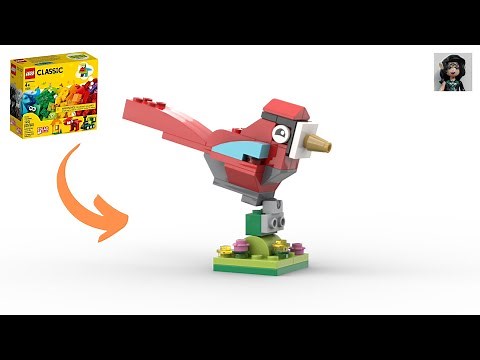 BIRD Lego classic 11001 ideas How to build easy