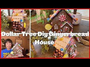 Christmas In July Dollar Tree Diy Gingerbread House