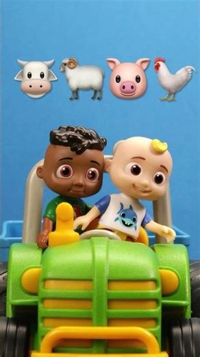 🚜 Hop in the Tractor to Find all the Animals🐑🐮 at the Farm! #shorts