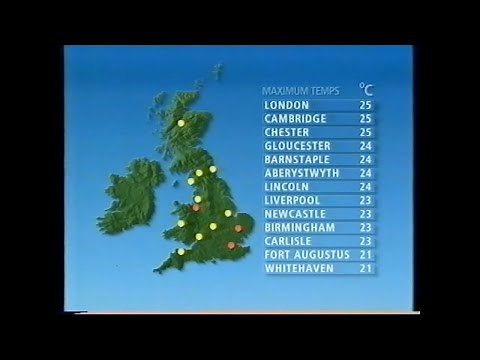 BBC Weather 8th October 1995