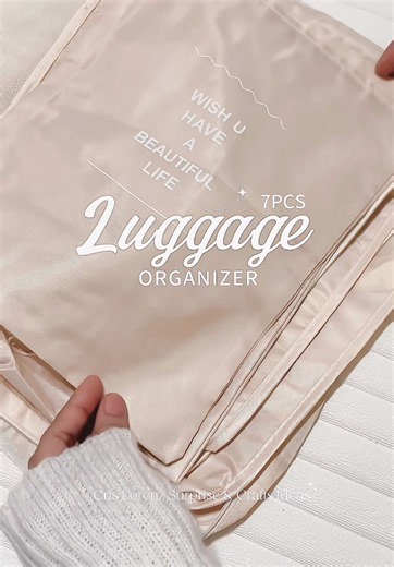Affordable 7‑Piece Luggage Organizer Set for Smart Packing