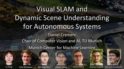 Visual SLAM and Dynamic Scene Understanding for Autonomous systems