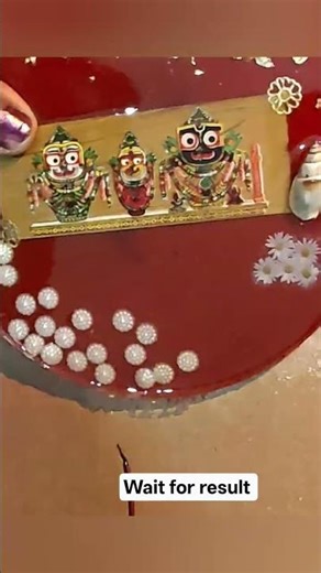 jagannath ji resin art #viral #art #resin #acrylicpainting #custmized#lippan #allartwork #subscribe