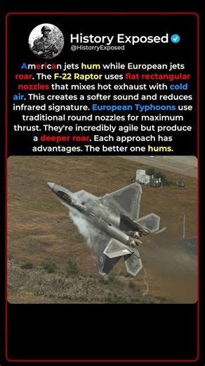 Why American Fighter Jets Hum While European Jets Roar ✈️🔊