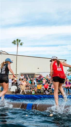 Timberworks Lumberjack Show on Instagram: "As winter takes over the Northwoods of Wisconsin we are dreaming of warm summer days log rolling in one of our favorite places, the great Minnesota State Fair. #timberworks #fyp #logrolling"