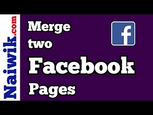 How to merge two Facebook pages with same name